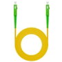Nanocable Cable de Fibra Óptica SC/APC a SC/APC Monomodo 5 m Amarillo